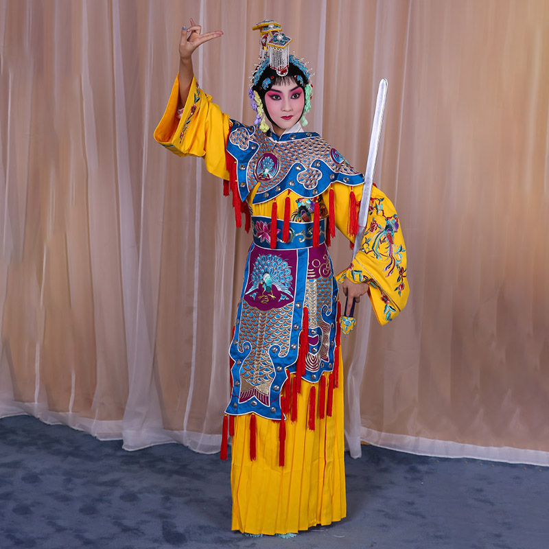 行唐霸王别姬虞姬服 软绉别姬服